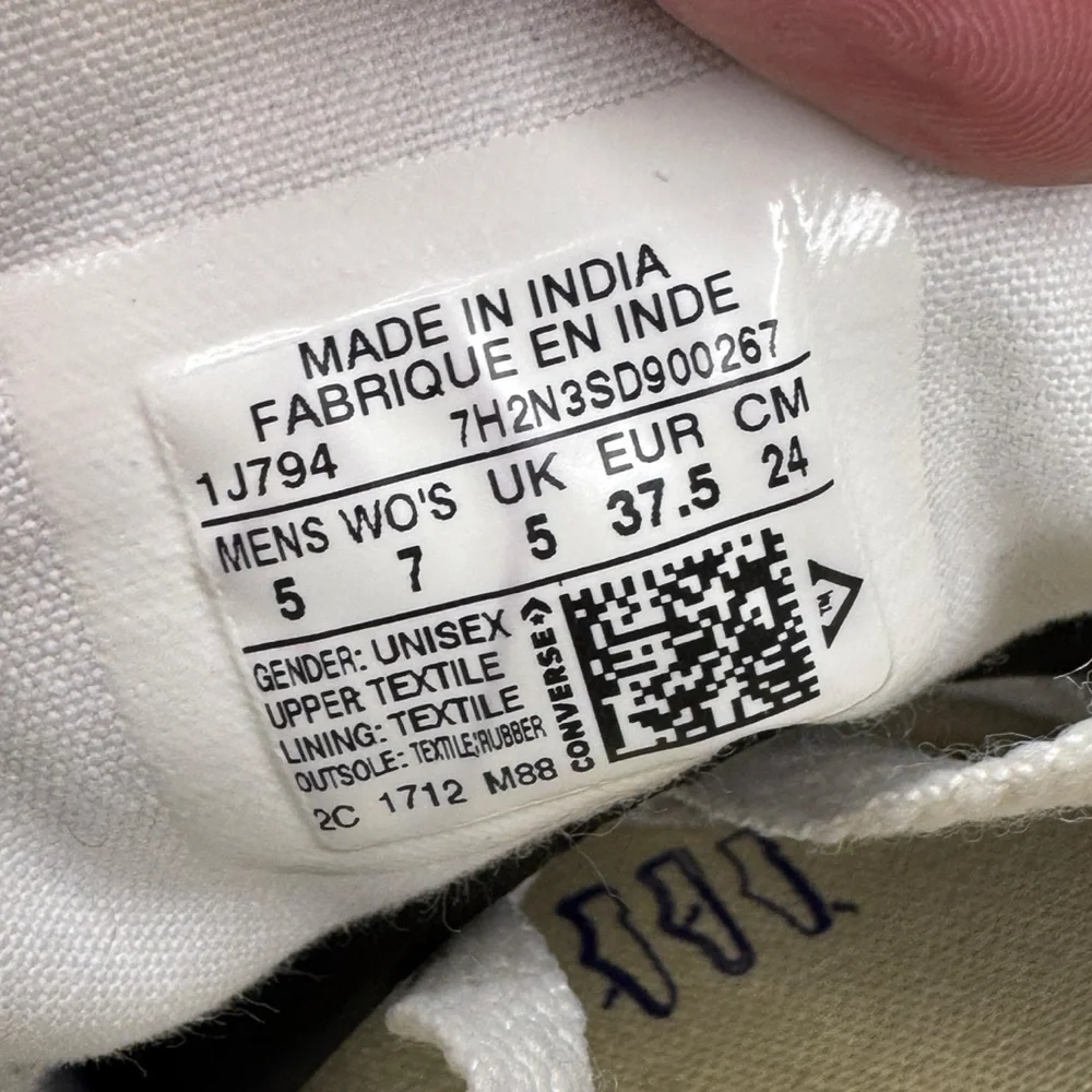 Converse Chuck Taylor Unisex Canvas Sneakers Shoes Charcoal‎ Gray Womens 7 - Picture 11 of 15